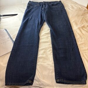 Lucky Brand 110 Jeans Mens 31 X 30 Blue Denim Slim Straight Leg